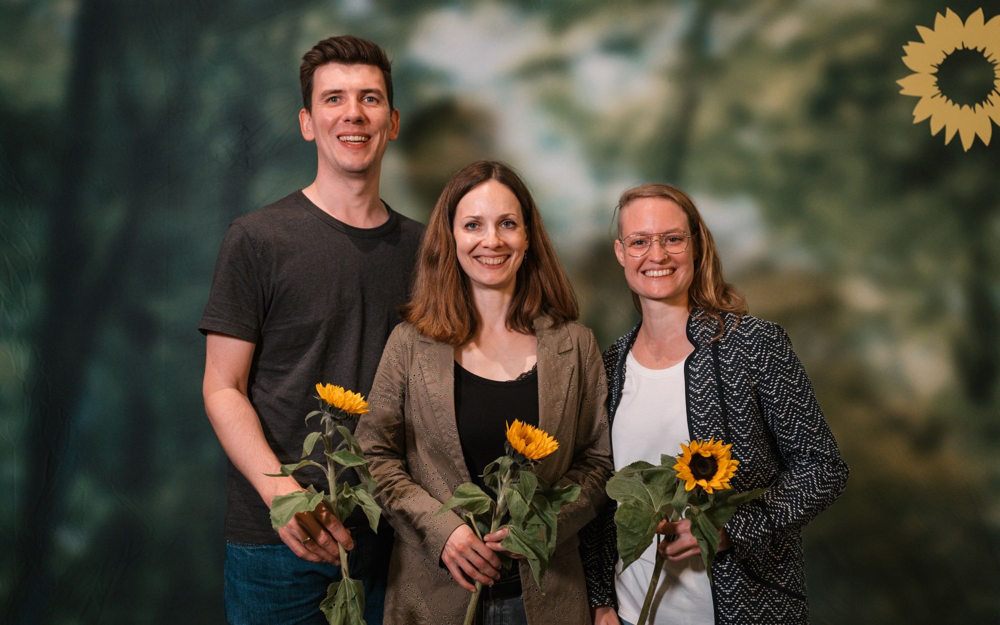 Gruppenfoto vom geschäftsführenden Vorstand Grüne Stuttgart