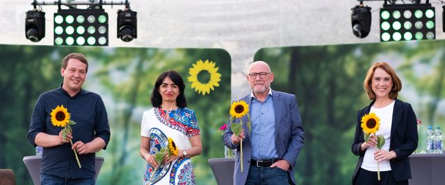 Foto der vier grünen Landtagsabgeordneten aus Stuttgart