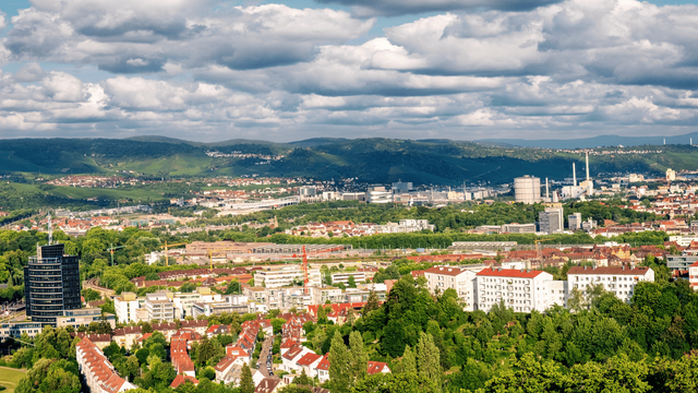Weiter Blick über Stuttgart