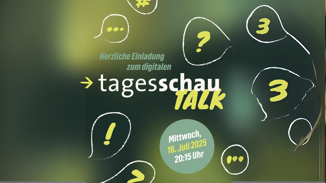 TagesschauTalk: Politischer Stammtisch goes digital