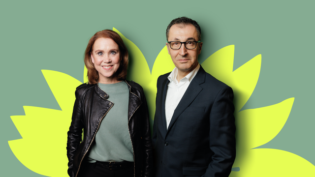 Petra Olschowski MdL und Cem Özdemir im Gespräch