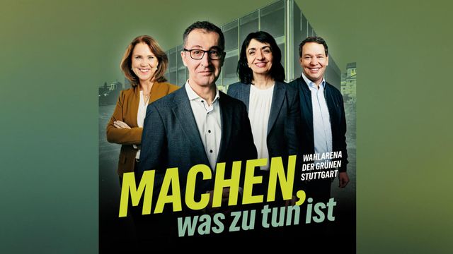 "Machen, was zu tun ist" - Wahlarena der Grünen Stuttgart im Wizemann